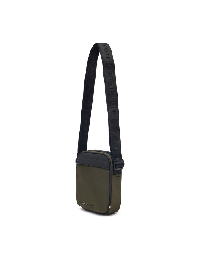 Tommy Hilfiger Τσαντάκι Tommy Hilfiger Th Repreve Mini Reporter AM0AM13185 Πράσινο