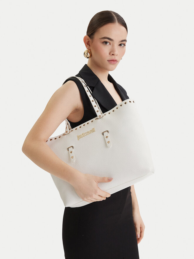 Just Cavalli Handtasche Just Cavalli 80RA4BU1 ZSB81 Weiß