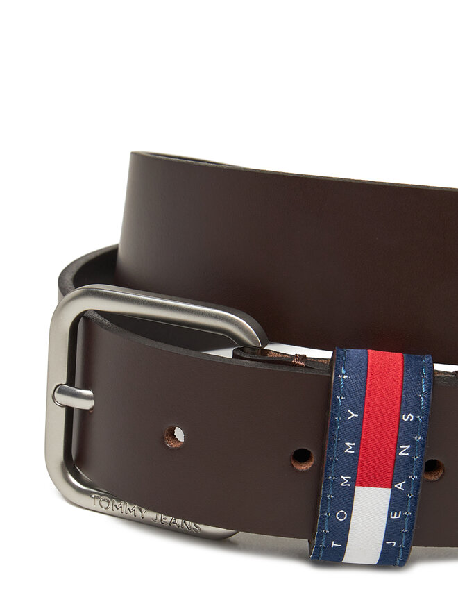 Tommy Jeans Cinturón para hombre Tommy Jeans Ryan 3.5 AM0AM13415 Marrón
