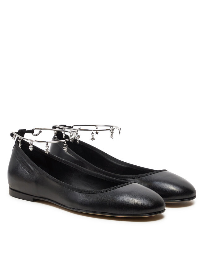 KARL LAGERFELD Балеринки KARL LAGERFELD Karo KL40124 Черен