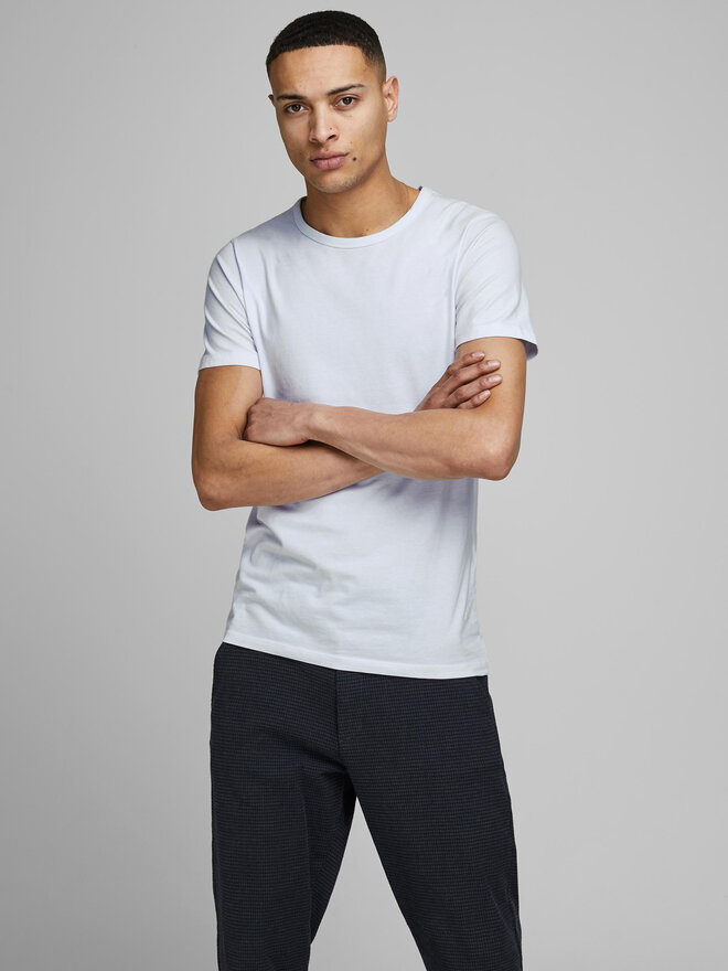 Jack&Jones Jack&Jones Marškinėliai Basic 12058529 Balta Stretch Fit