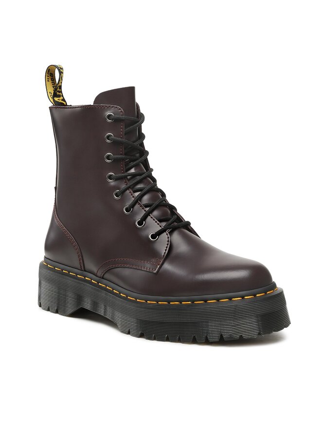 Botas de combate Dr. Martens Jadon 27311626 Guinda burdeos zapatos.es