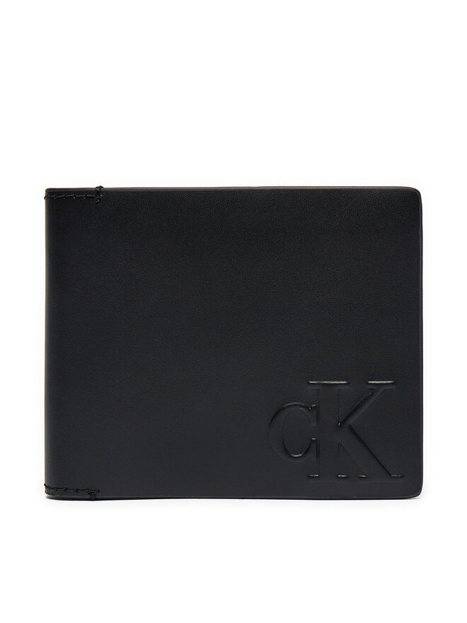 Calvin Klein Jeans Portofel Mic pentru Bărbați Calvin Klein Jeans Logo Emboss Biford K50K512065 Negru