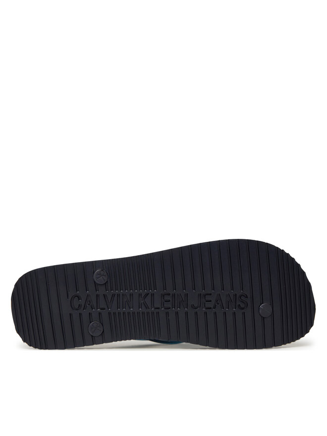 Calvin Klein Jeans Zehentrenner Calvin Klein Jeans Beach Sandal Transparent Tpu YM0YM01267 Dunkelblau