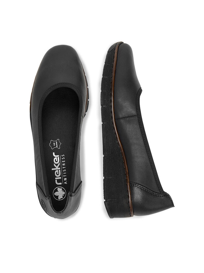 Rieker Pantofi Rieker 53755-00 Negru