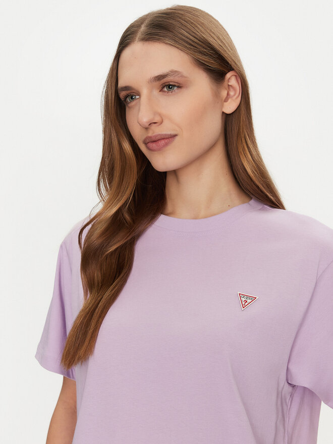 Guess Jeans Guess Jeans Camiseta W4YI05 K8HM0 Violeta Regular Fit