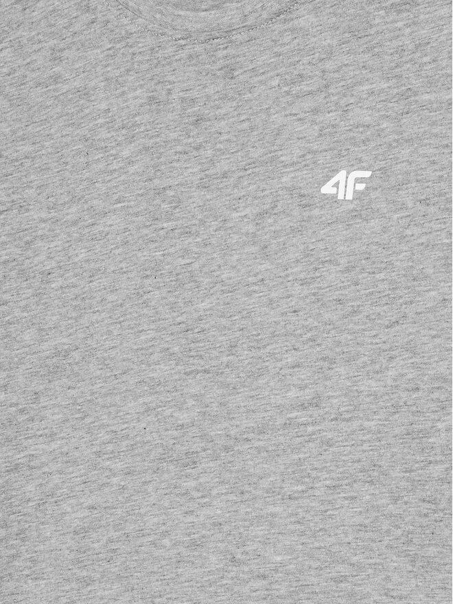 4F 4F Marškinėliai 4FJWMM00TTSHF1658 Pilka Slim Fit
