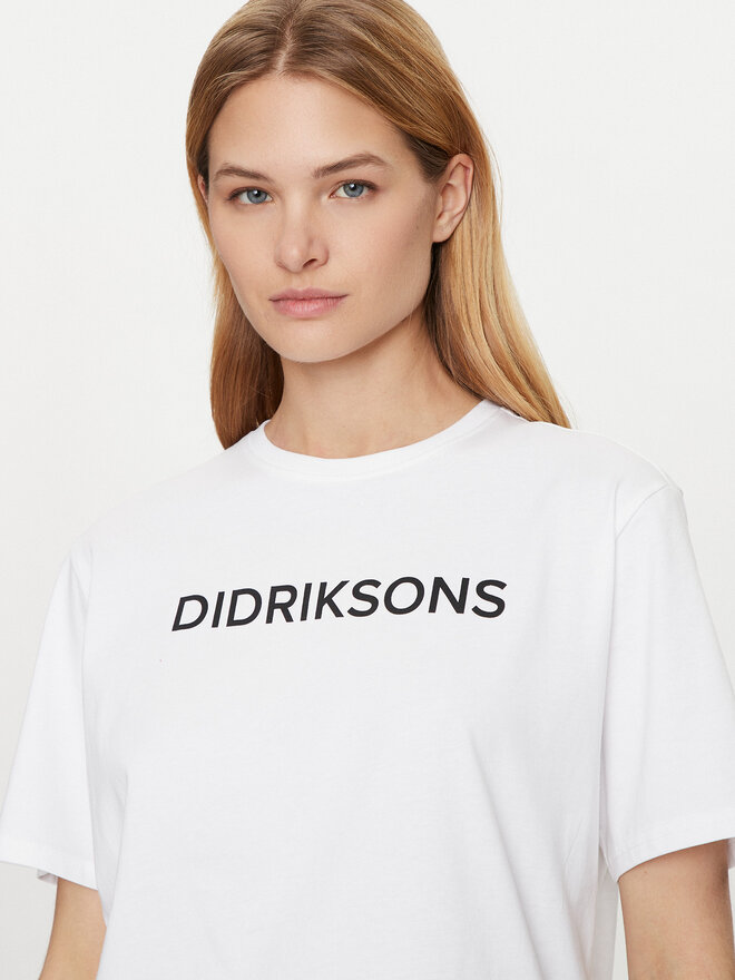 Didriksons Didriksons Camiseta Harald 505551 Blanco Regular Fit