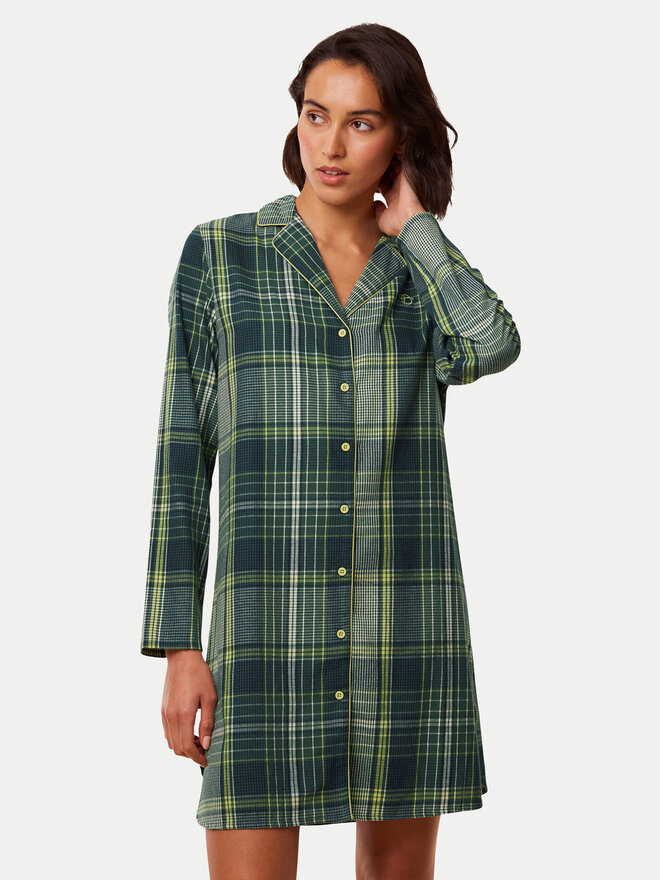 Triumph Triumph Hálóing Boyfriend NDW X Checks 10216520 Zöld