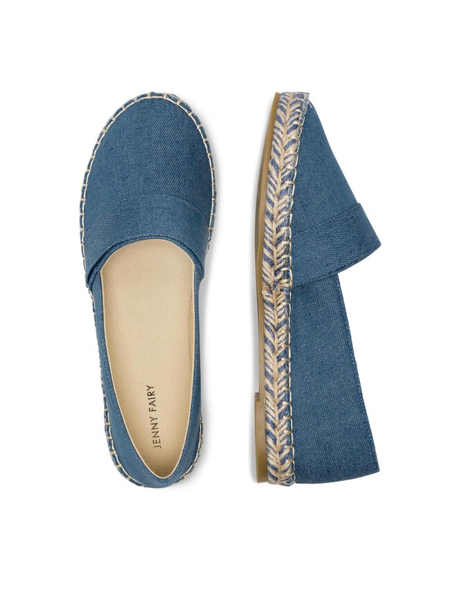 Jenny Fairy Espadrilky Jenny Fairy WSS990-208 Modrá