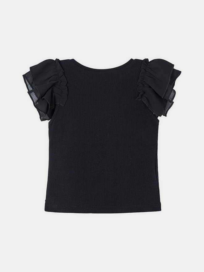 Mayoral Mayoral T-Shirt 3013 Μαύρο Regular Fit