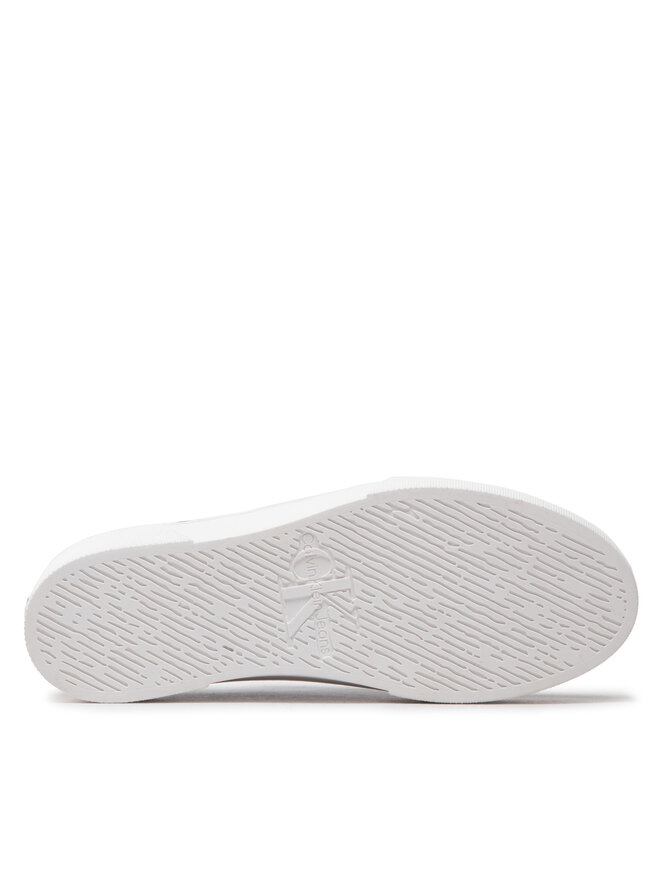 Calvin Klein Jeans Teniszcipő Calvin Klein Jeans Cupsole Flatform Laceup Low Txt YW0YW00766 Fekete