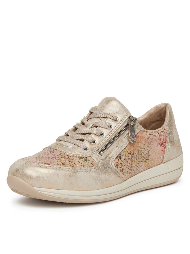 Rieker Sneakersy Rieker N1112-91 Béžová
