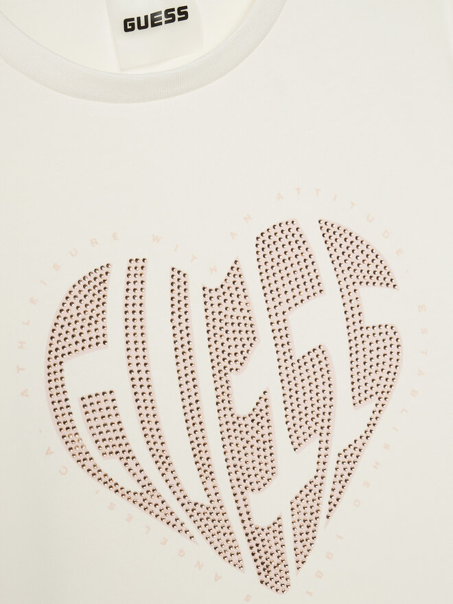 Guess Guess Camiseta J5RI46 J1314 Écru Regular Fit