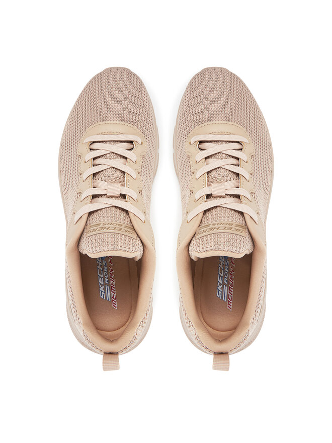 Skechers Sneakersy Skechers Bobs B Flex-Visionary Essence 117346/NAT Béžová