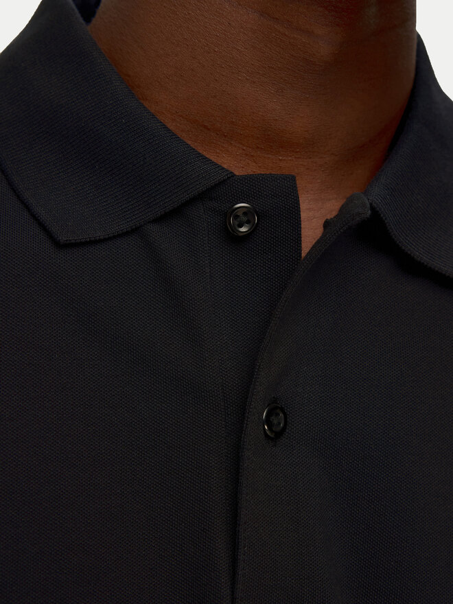 Selected Homme Selected Homme Pólóing 16095851 Fekete Slim Fit