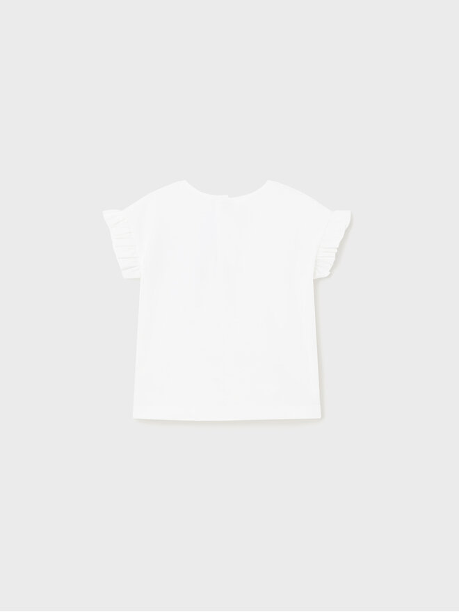 Mayoral Mayoral T-Shirt 1013 Λευκό Regular Fit