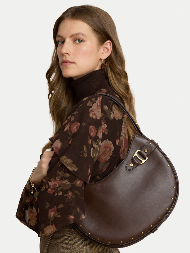 LAUREN RALPH LAUREN Handtasche LAUREN RALPH LAUREN 431P18660004 Dunkelbraun