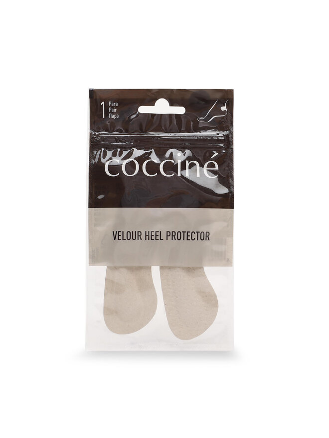 Coccine Zapiętki Coccine Velour Heel Protector 665/90/05AZ Beżowy