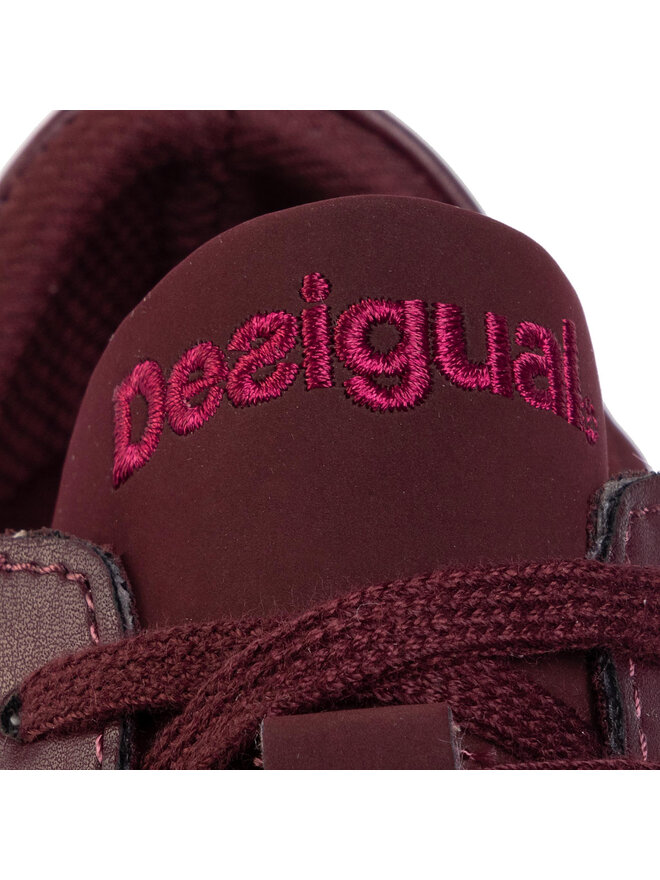 Desigual Сникърси Desigual Shoes Pegaso Floral Chain 19WSKP18 Бордо