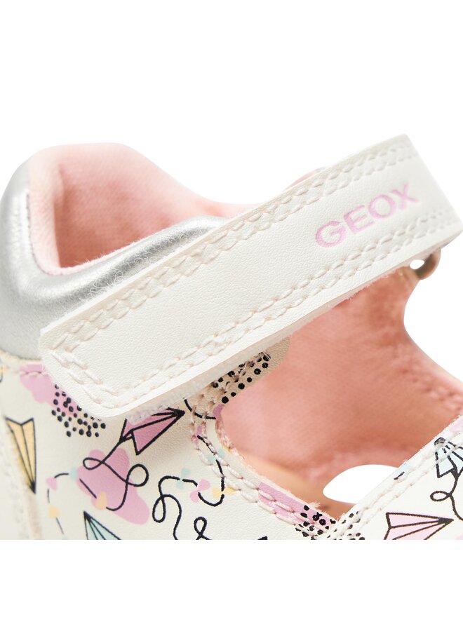 Geox Sandále Geox B Sandal Tapuz Girl B450YA 000BC C0653 Biela