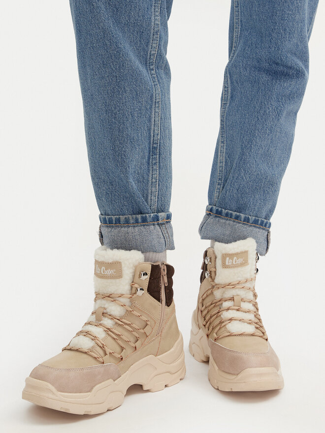 Lee Cooper Боти Lee Cooper LCJ-24-03-3059LA Бежов