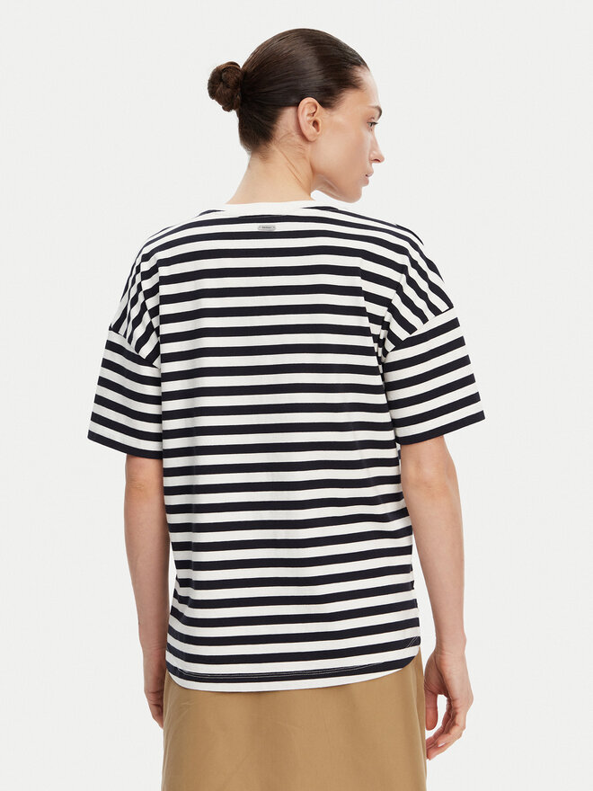 Barbour Barbour Marškinėliai Adria LML0893NY73 Tamsiai mėlyna Relaxed Fit