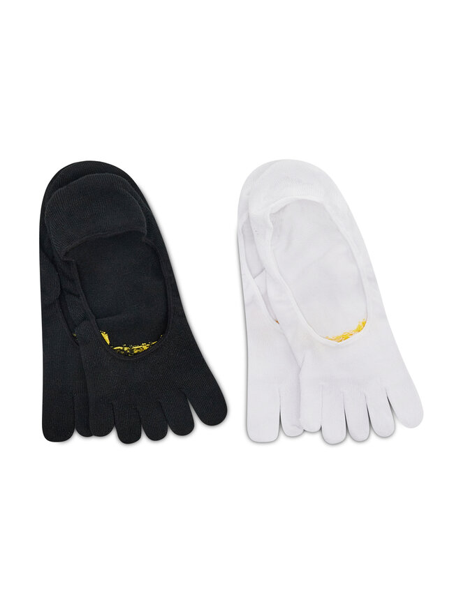 Vibram Fivefingers Set di 2 paia di pedulini unisex Vibram Fivefingers Ghost S15G12P Bianco