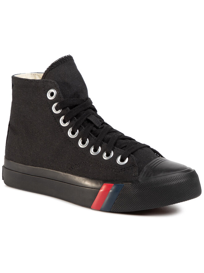 Sneakers aus Stoff Pro Keds Royal Hi PK54479 Schwarz eschuhe