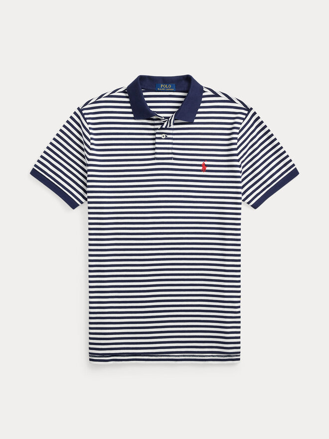 Polo Ralph Lauren Polo Ralph Lauren Поло 710956682001 Cиній Custom Slim Fit