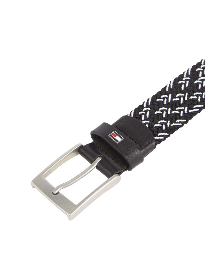 Tommy Hilfiger Herrengürtel Tommy Hilfiger Adan 3.5 Elastic AM0AM12051 Schwarz