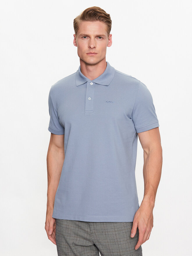 Geox Geox Poloshirt Piquet M3510B-T2649 F4508 Weiß Regular Fit