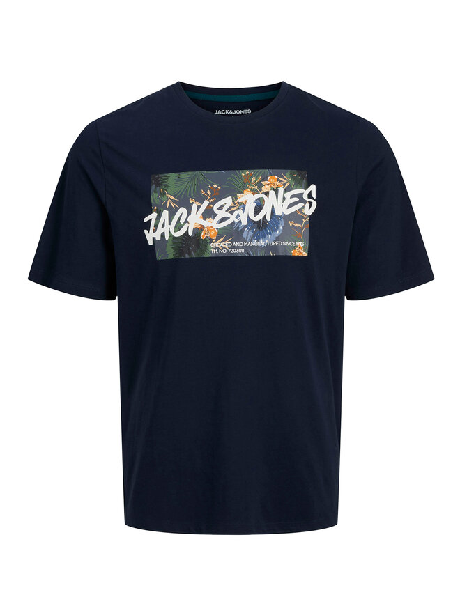 Jack&Jones Jack&Jones Póló Hawaii 12269324 Sötétkék Standard Fit