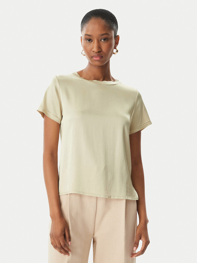 Maryley Maryley Bluse 26EB820/35LA Hellbeige Regular Fit