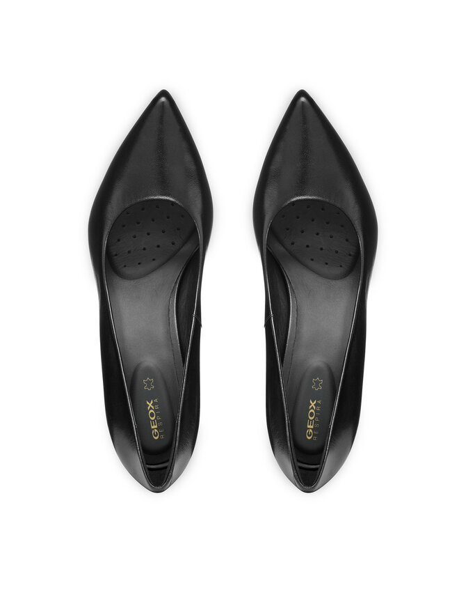 Geox Faviola - Escarpins Femme En Cuir Avec Semelle Respirante Et Talon Aiguille - Confort Et élégance