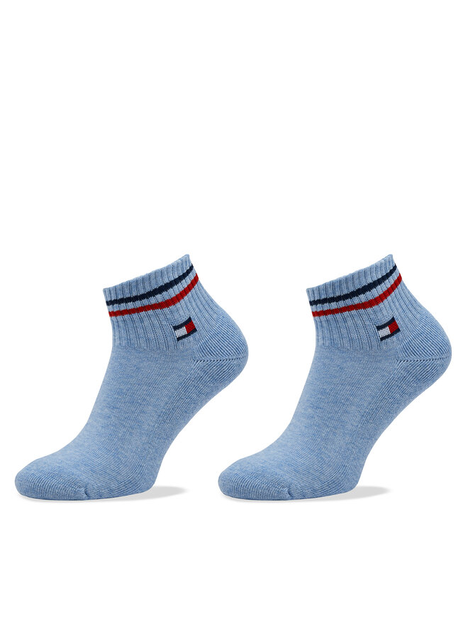 Tommy Hilfiger 2er-Set niedrige Unisex-Socken Tommy Hilfiger 701228177 Blau