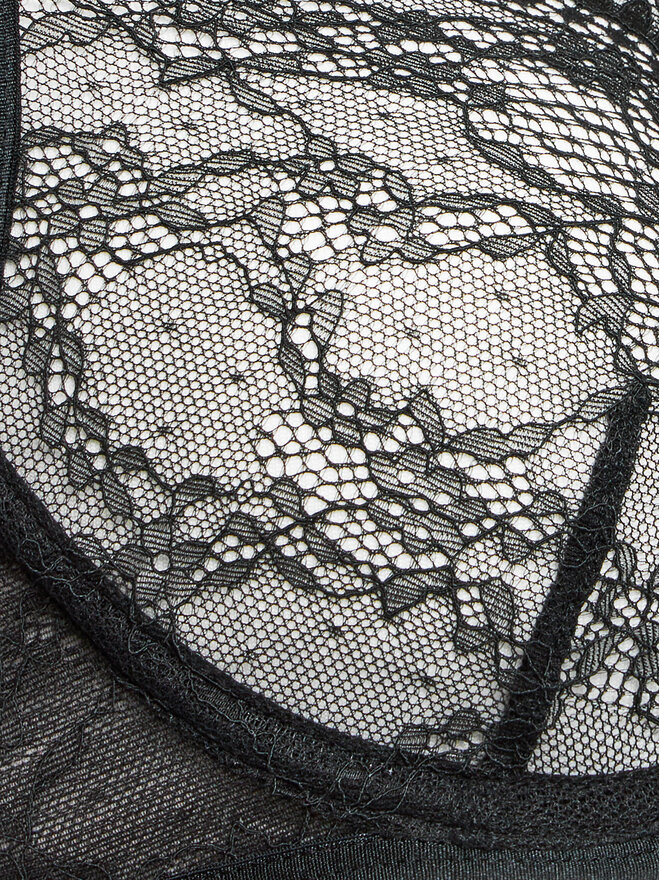 Hunkemöller Hunkemöller Liemenėlė su lankeliais Isabelle 184822 Juoda