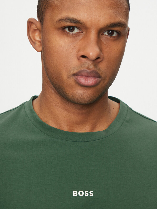 BOSS BOSS Camiseta Tchup 50473278 Verde Relaxed Fit