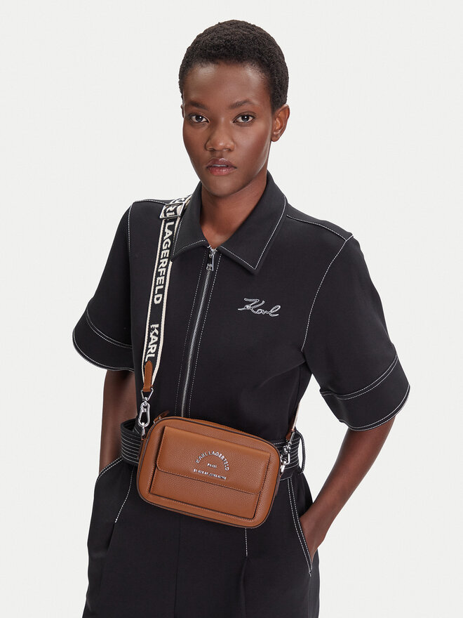 KARL LAGERFELD Handtasche KARL LAGERFELD A3W30317 Braun