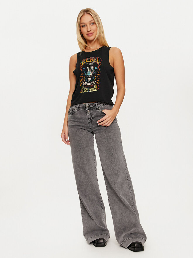 Noisy May Noisy May Top Max 27033890 Črna Regular Fit
