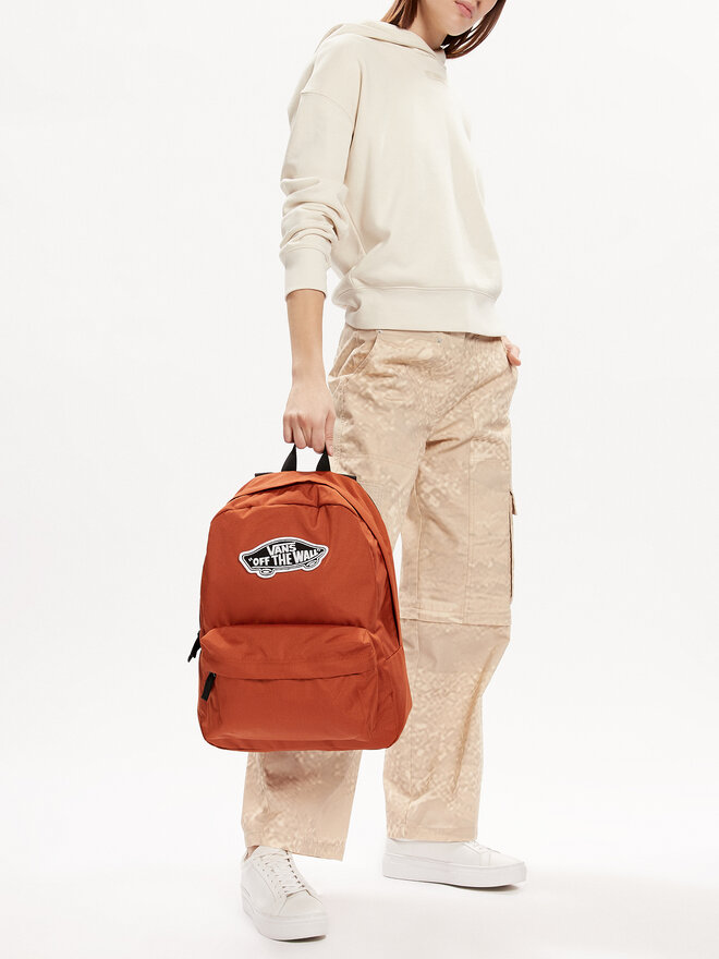 Vans Ruksak Vans Wm Realm Backpack VN0A3UI6CKN1 Hnedá