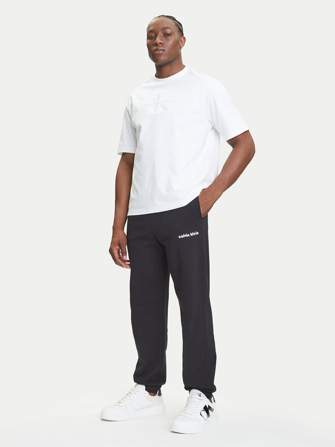 Calvin Klein Jeans Calvin Klein Jeans Camiseta Hero Monologo LV04RB295G Blanco Relaxed Fit
