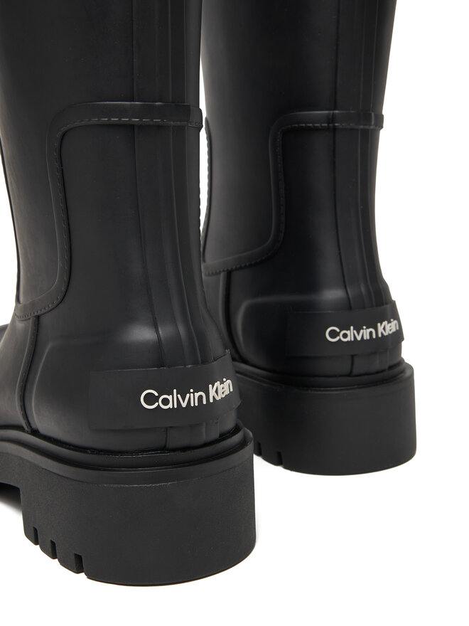Calvin Klein Jeans Botas de agua Calvin Klein Jeans Mid Rainboot YW0YW02004 Negro