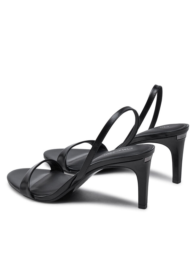 Calvin Klein Сандали Calvin Klein Heel D'Orsay Sandal 70 - Brush L HW0HW02265 Черен