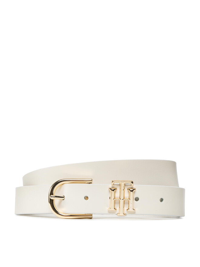 Tommy Hilfiger Damengürtel Tommy Hilfiger Th Lux 3.0 AW0AW10984 Weiß