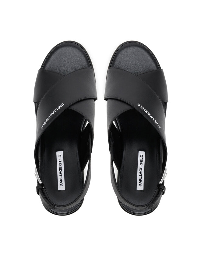 KARL LAGERFELD Sandały KARL LAGERFELD KL33325 Czarny