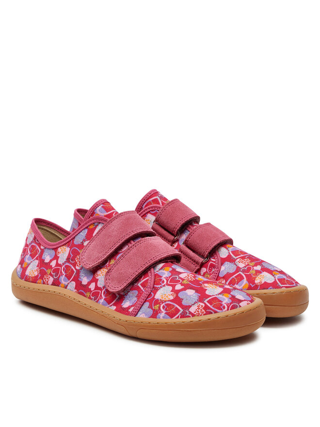 Froddo Hausschuhe Froddo Barefoot Canvas G1700390-2 D Rosa