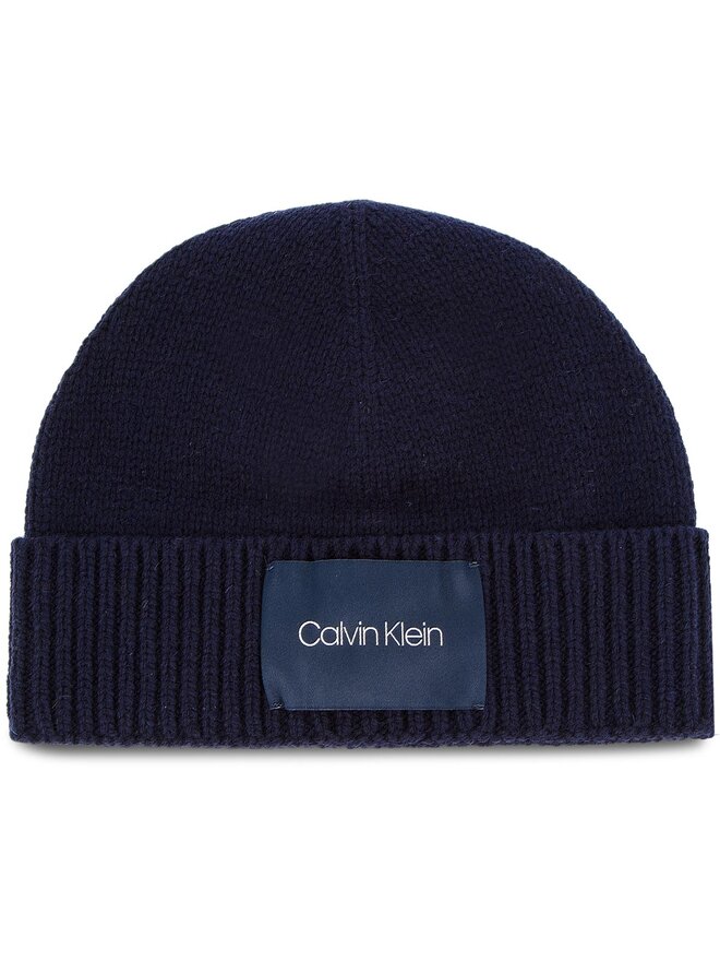 Calvin Klein Mütze Calvin Klein Cuff Beanie K50K504093 Dunkelblau