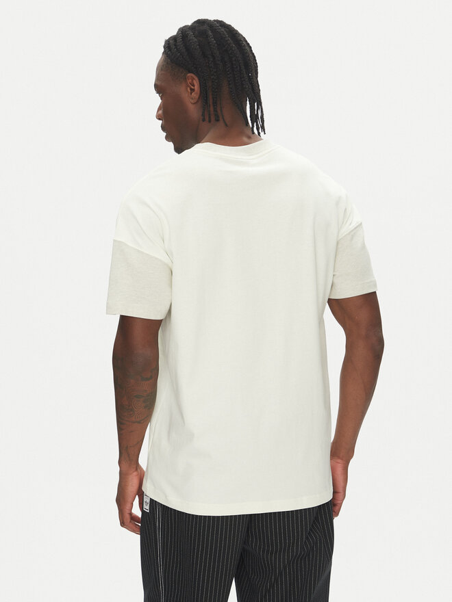 adidas adidas T-Shirt ALL SZN Colorblock JJ3679 Weiß Loose Fit