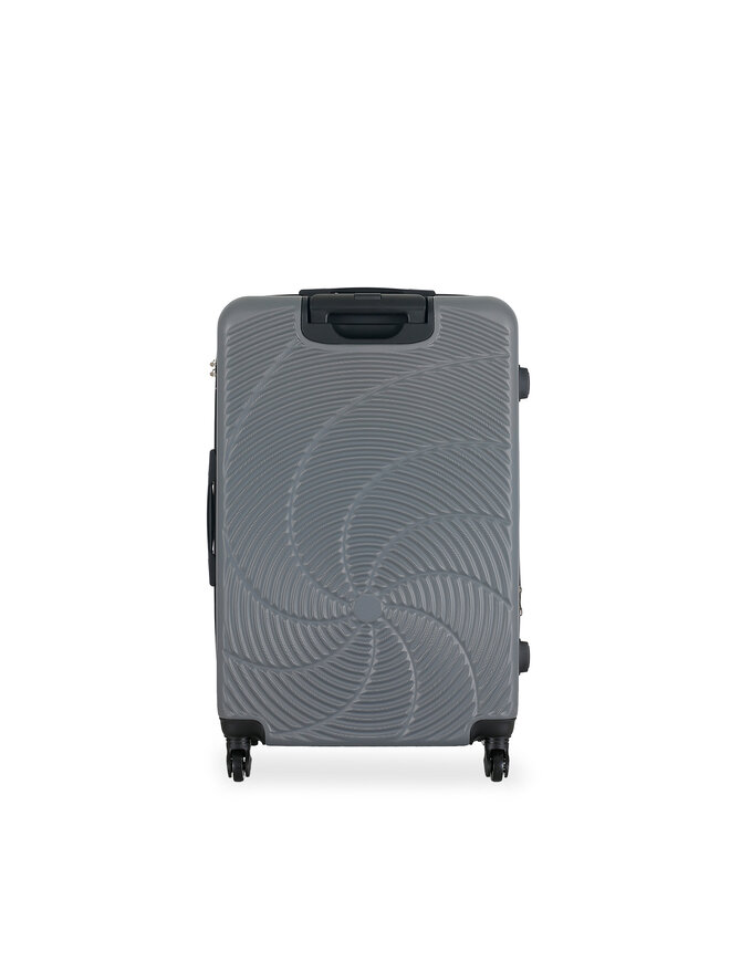 Semi Line Μεγάλη Βαλίτσα Semi Line T5924-3 Γκρι